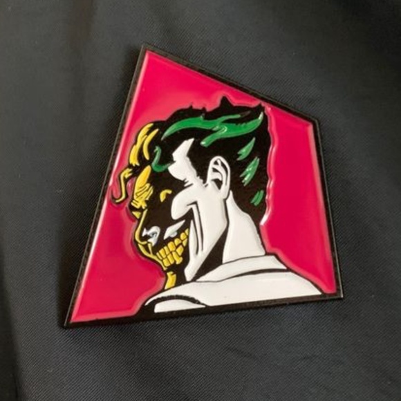 Exclusive Design Retro Batman Joker Collector Enamel Pin - Picture 2 of 4